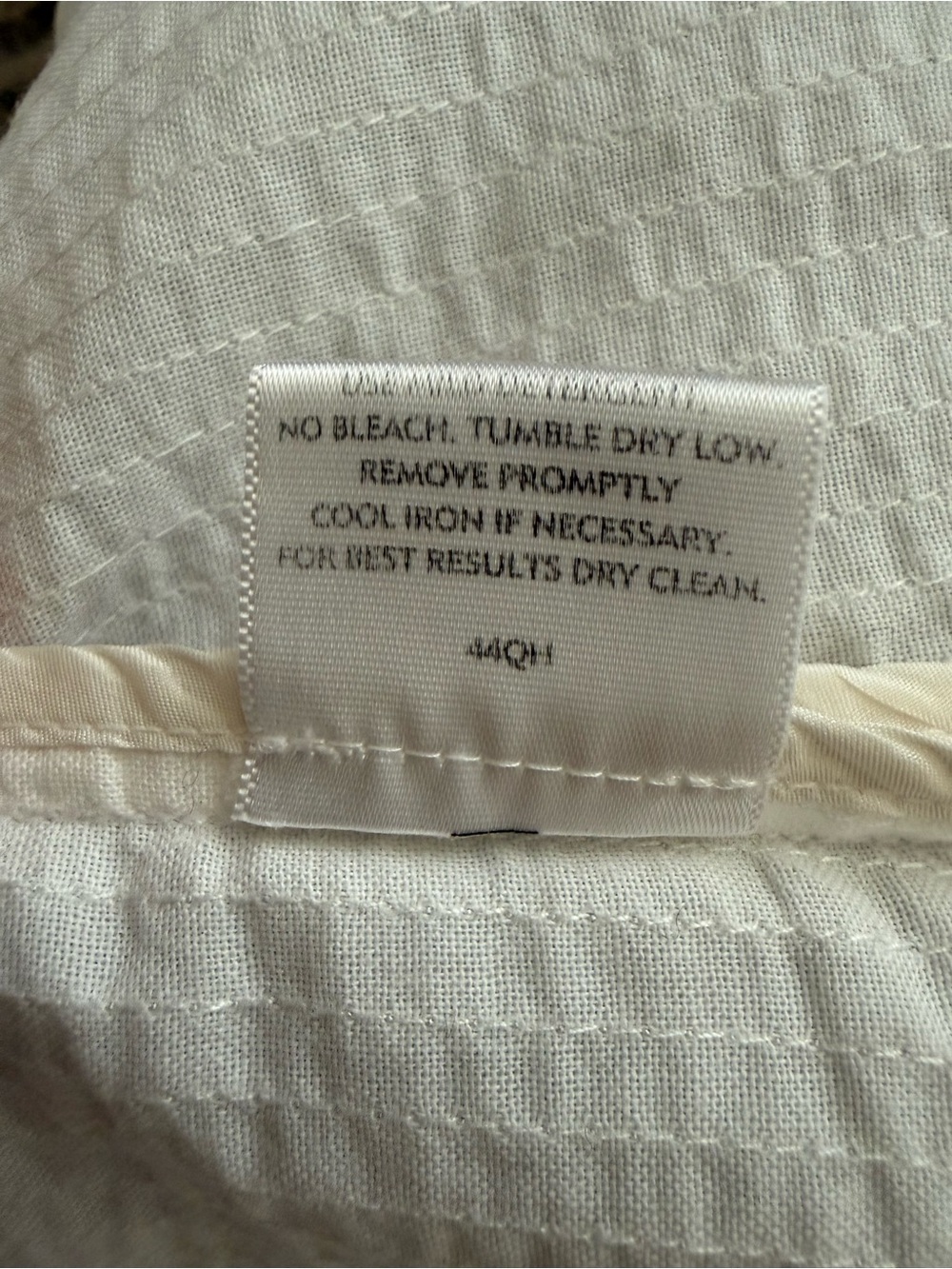Eileen Fisher vintage top vest 100% silk ivory bone Small preloved natural fiber - Picture 7 of 11